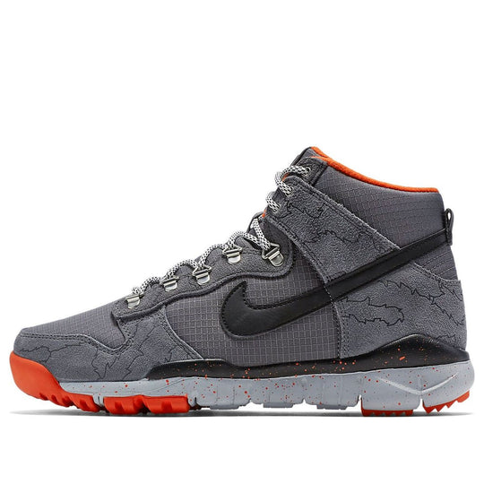 Nike x Poler Dunk High OMS 'Dark Grey Orange' 806335-008