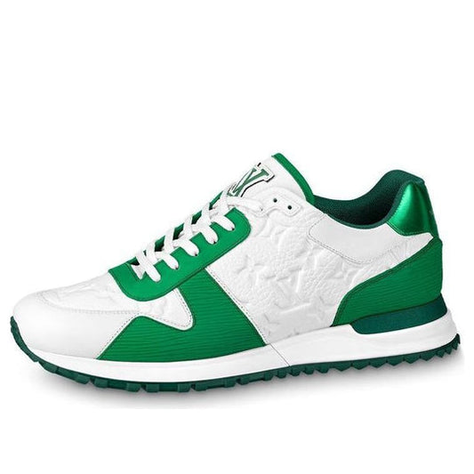 LOUIS VUITTON LV Run Away Sneakers 'White Monogram with Green EPI' 1AA6PB