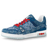 LOUIS VUITTON Trainers 'China Exclusive Denim Blue Red' 1A8TSK