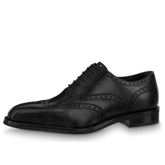 LOUIS VUITTON Graduate Lace Up Shoes 'Black' 1A8XGE
