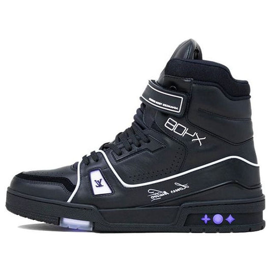 LOUIS VUITTON X408 Led Limited Ankle Sneakers 'Black' 1A5V3X