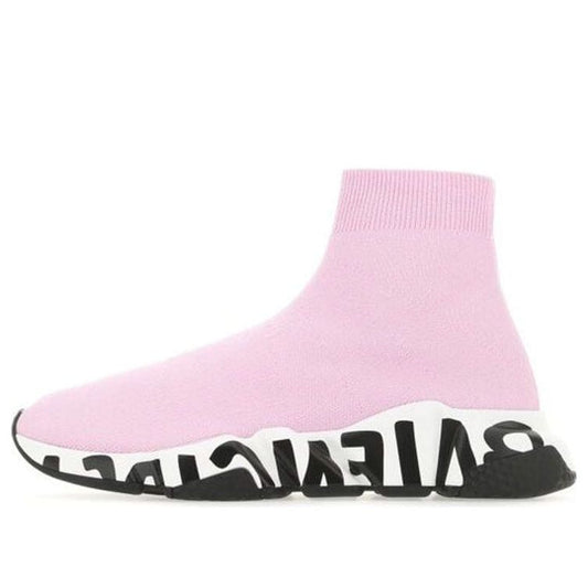 (WMNS) Balenciaga Speed Trainer 'Midsole Graffiti - Light Pink' 605942W2DB75691
