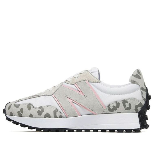 (WMNS) Atmos Pink x X-Girl x New Balance 327 'White leopard' WS327AX1