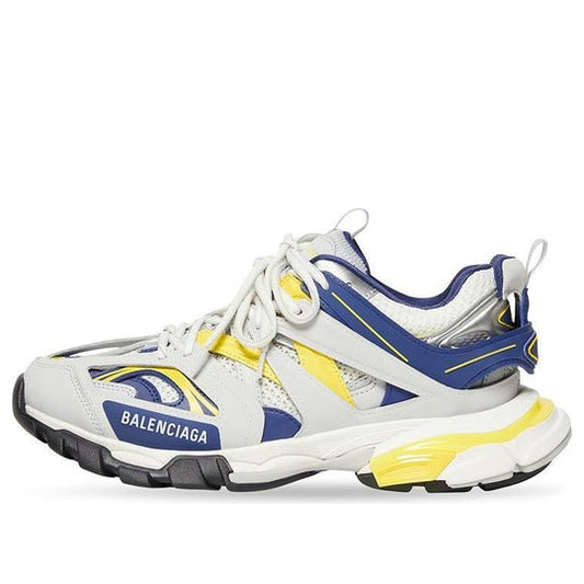 Balenciaga Track Sneaker 'White Dark Blue Yellow' 542023W3AC49471