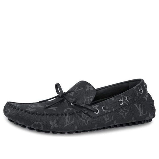 LOUIS VUITTON Arizona Moccasin Loafers 'Black' 1A441H