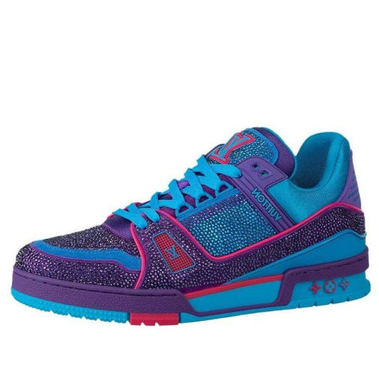 LOUIS VUITTON Trainers 'Blue Purple with Crystals' 1A9JWH