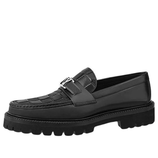 LOUIS VUITTON LV Major Loafers 'Black Crocodile' 1A9HXA