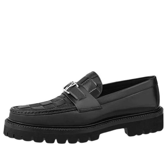 LOUIS VUITTON LV Major Loafers 'Black Crocodile' 1A9HXA