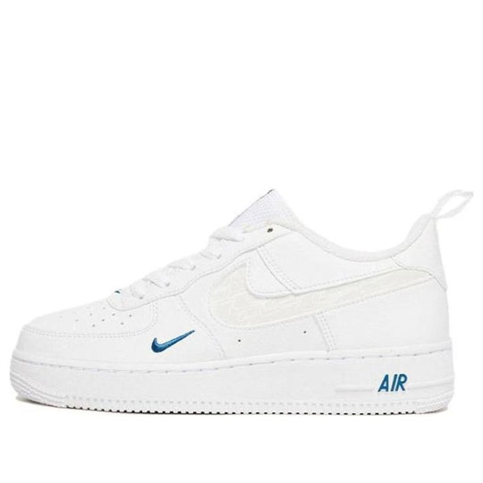 Nike Air Force 1 Low LV8 GS 'White Blue' FB8034-100