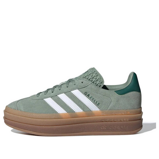 (WMNS) adidas Gazelle Bold 'Silver Green Gum' ID6998