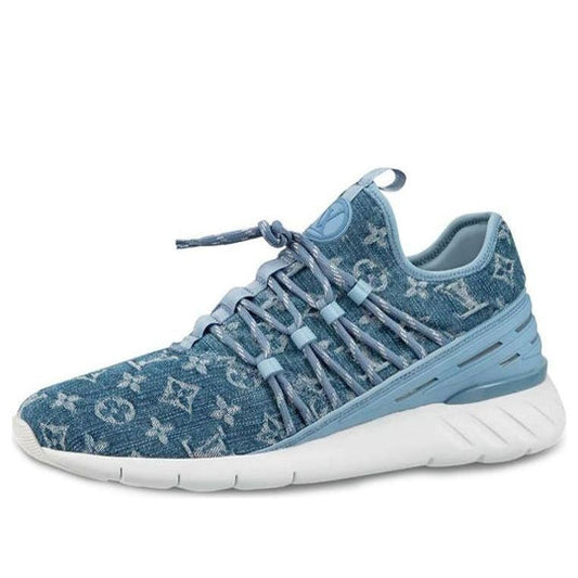 LOUIS VUITTON Fastlane Sneakers 'Denim Logo Monogram' 1A4U4B