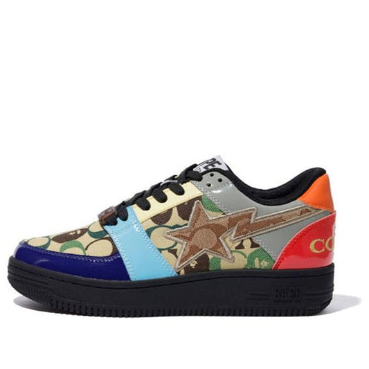 A Bathing Ape x Coach Bape Sta 'Black Red Blue' 1G23-191-903MUL
