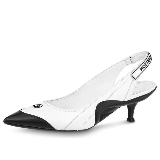 (WMNS) LOUIS VUITTON Archlight 55mm Slingback Pumps 'White' 1ABOQS