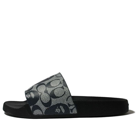 A BATHING APE x Coach Bape Slide 'Black Dark Grey' 1H73-191-904-BLUE