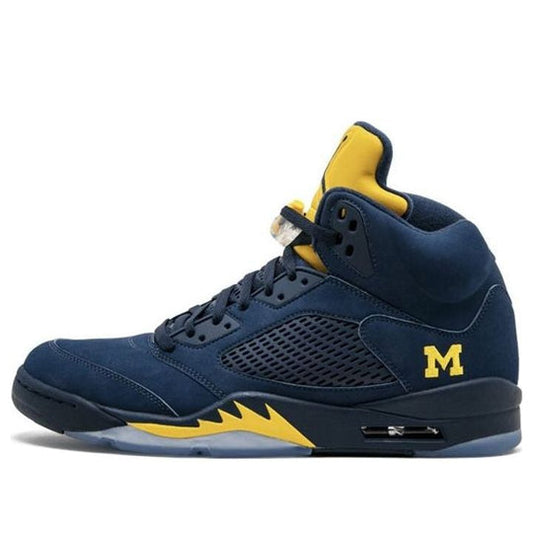 Air Jordan 5 Retro Michigan PE 'Navy Blue Army Green' FA16-MNJDLS-636
