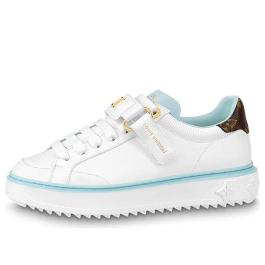 (WMNS) LOUIS VUITTON Time Out Sneakers 'White Blue Brown' 1AB194