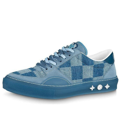 LOUIS VUITTON Ollie Sneakers 'Blue Plaid Mesh' 1A9YT6