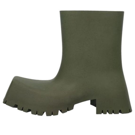 (WMNS) Balenciaga Trooper Boots 'Olive Green' 679326W0FO83300