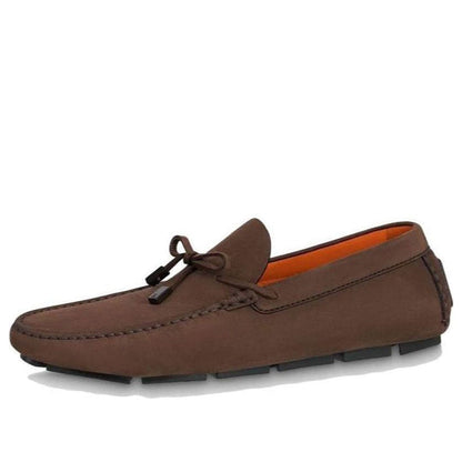 LOUIS VUITTON LV Driver Moccasins Shoes 'Brown with Black' 1ABMRA