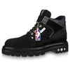 LOUIS VUITTON x NBA Oberkampf Ankle Boots 'Black' 1A8EMQ