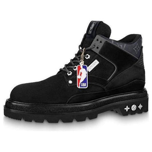 LOUIS VUITTON x NBA Oberkampf Ankle Boots 'Black' 1A8EMQ