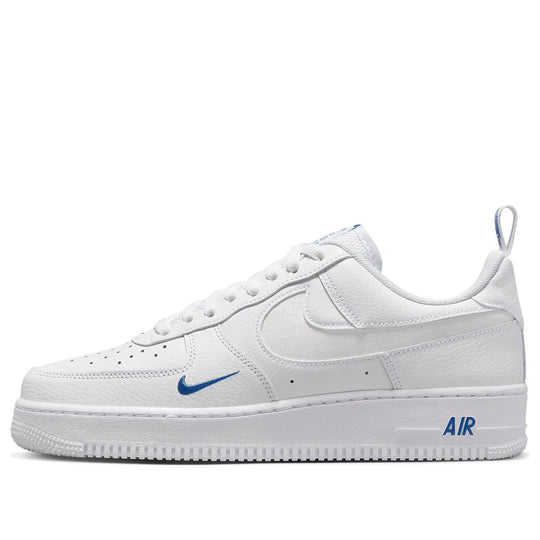 Nike Air Force 1 Low Cut Out 'Reflective Swoosh White Blue' FB8971-100