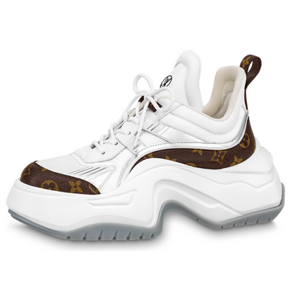 LOUIS VUITTON Archlight 2.0 Platform Sneakers 'White Brown Monogram' 1ABIHL