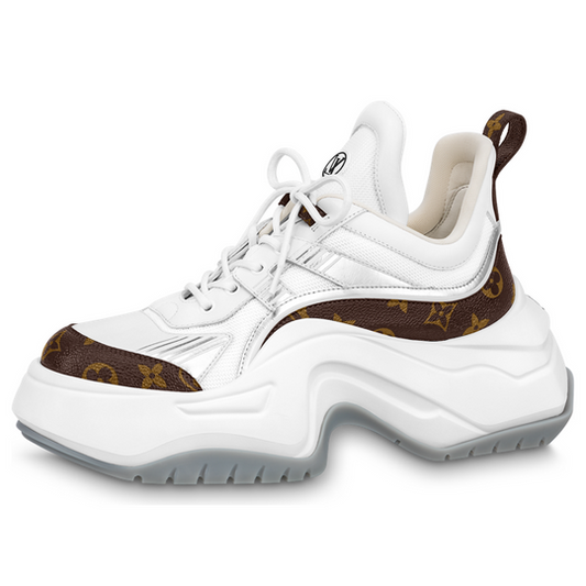 LOUIS VUITTON Archlight 2.0 Platform Sneakers 'White Brown Monogram' 1ABIHL
