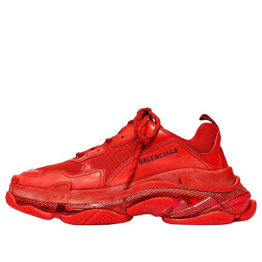 Balenciaga Triple S Clear Sole Sneaker 'Red' 541624W2CE16500