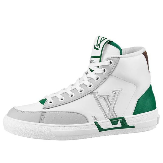 (WMNS) LOUIS VUITTON Charlie Ankle Sneakers 'Grey Green' 1A9S50