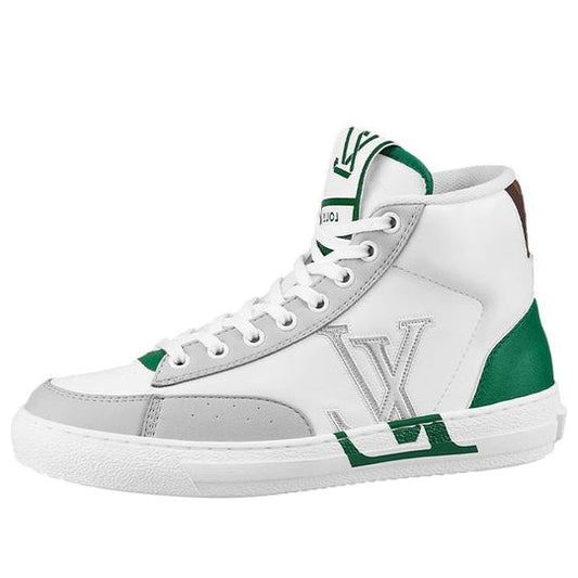 (WMNS) LOUIS VUITTON Charlie Ankle Sneakers 'Grey Green' 1A9S50