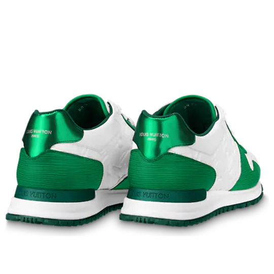 LOUIS VUITTON LV Run Away Sneakers 'White Monogram with Metallic Green' 1AA6PD