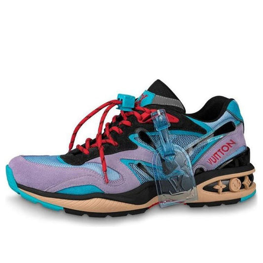 LOUIS VUITTON Trail Sneakers 'Purple Blue Black' 1A7P40