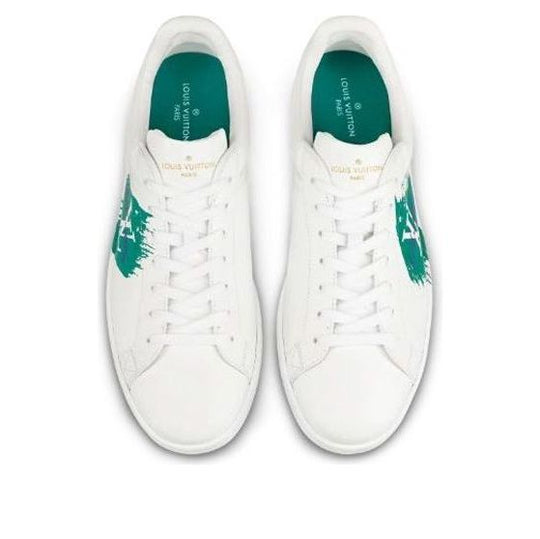 LOUIS VUITTON Luxembourg Sneakers 'White Green' 1A4OGX