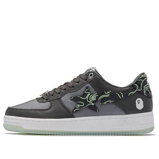 (WMNS) A BATHING APE Bape Sta 'Dark Grey Green' 1I20-291-007-BLACK