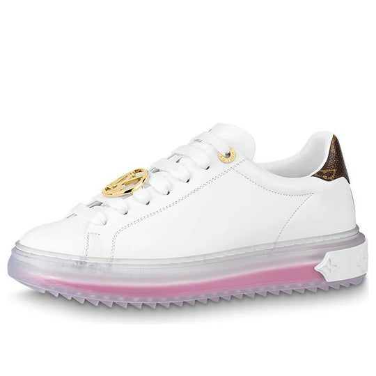 (WMNS) LOUIS VUITTON Time Out Sneakers 'White Pink Gold' 1A8NFR