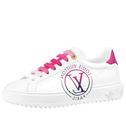 (WMNS) LOUIS VUITTON LV Time Out Sneakers 'White Pink' 1AA1BL