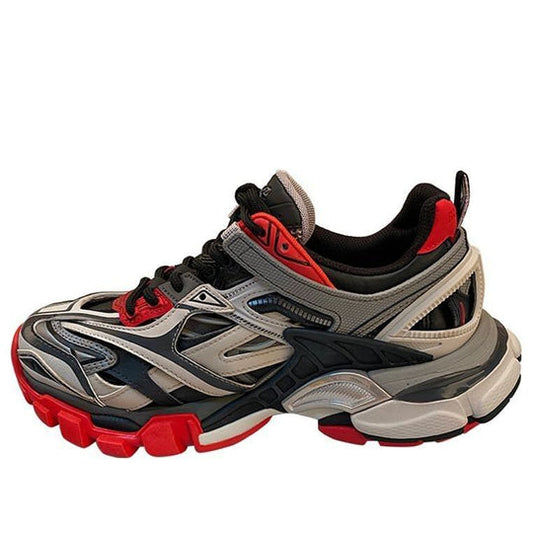 (WMNS) Balenciaga Track.2 Trainer 'Black Grey Red' 568615W2GN36508