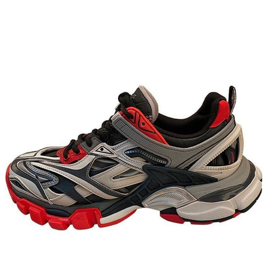 (WMNS) Balenciaga Track.2 Trainer 'Black Grey Red' 568615W2GN36508