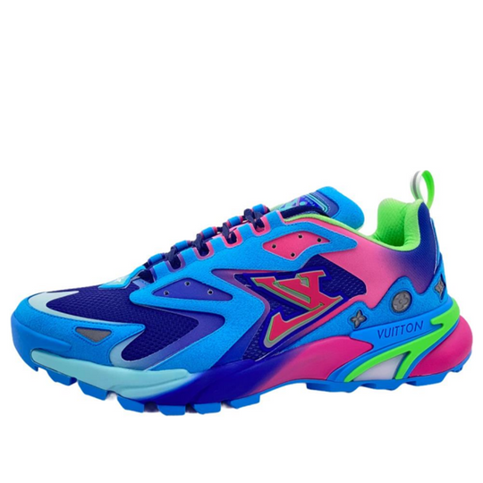 LOUIS VUITTON LV Runner Tatic Sneakers 'Blue Pink Green' 1A9UOL