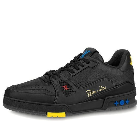 LOUIS VUITTON Trainer 'Black Leather' 1A8ZQ9
