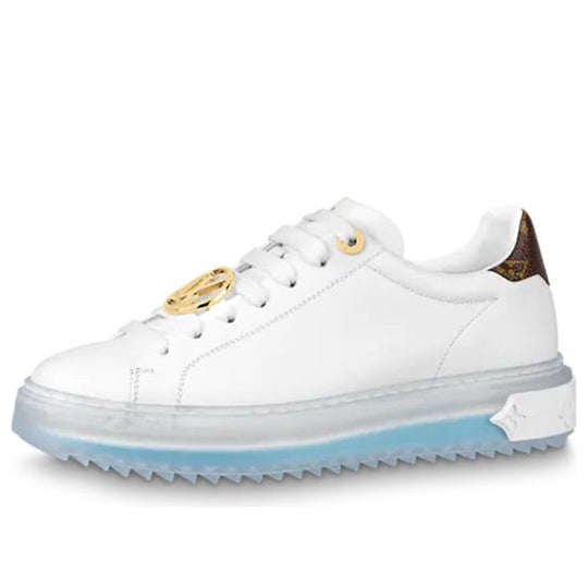 (WMNS) LOUIS VUITTON Time Out Sneakers 'White Blue Gold' 1A8NG3