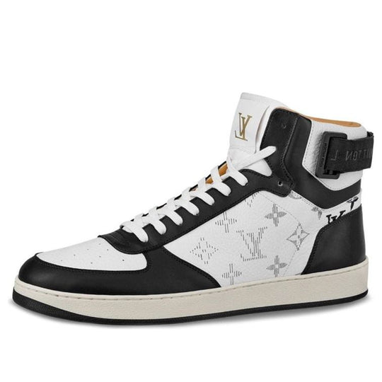 LOUIS VUITTON LV Rivoli Ankle Sneakers 'White Black' 1A5EPT