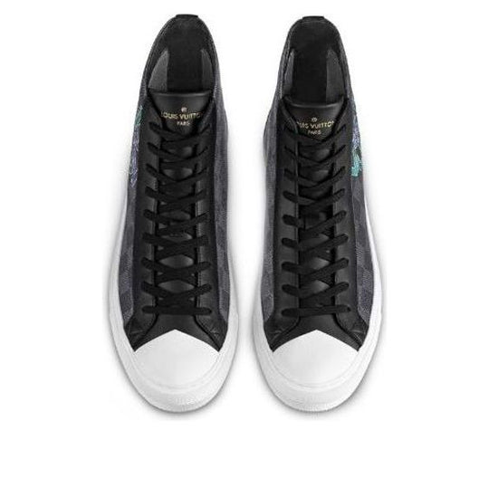 LOUIS VUITTON Tattoo Ankle Sneakers 'Grey' 1A7Q9G