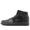 Air Jordan 1 Mid 'Triple Black' 554724-011