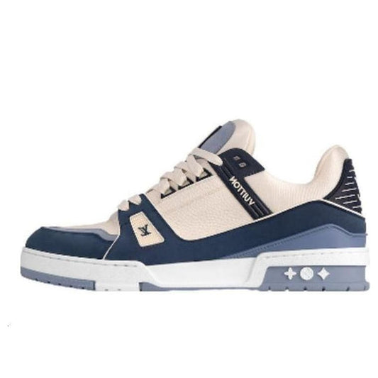 LOUIS VUITTON LV Trainer Sneakers 'Blue Beige' 1ABNKD
