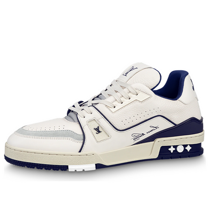 LOUIS VUITTON LV Trainer Sneakers 'White Navy' 1ABNIH