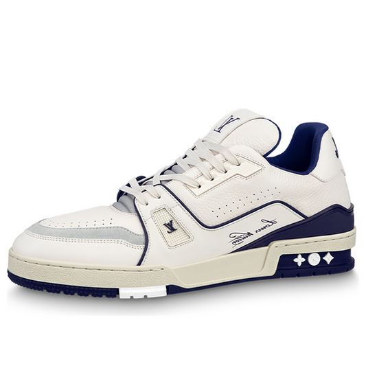 LOUIS VUITTON LV Trainer Sneakers 'White Navy' 1ABNIH