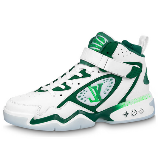 LOUIS VUITTON Trainer 2 Sneakers 'White Verdant Green' 1AARDA