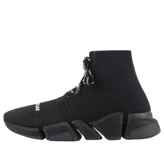 (WMNS) Balenciaga Speed 2.0 Lace Up Trainer 'Black' 617214W17011013
